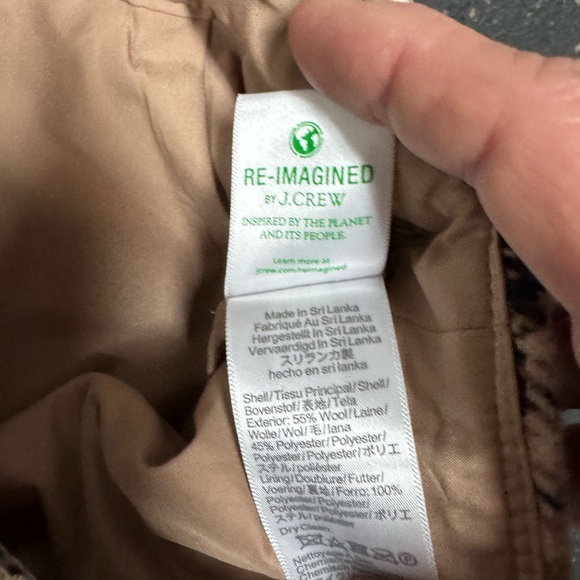 J. Crew Plaid wool-blend A-line mini skirt, NWT, Size 6 - Picture 7 of 10